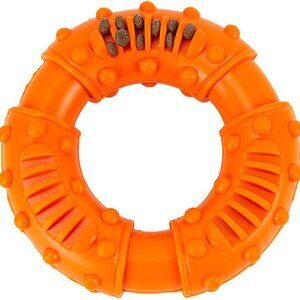 Dog Toy: Super Chewer Orange Ring
